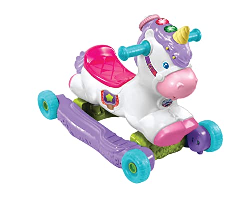 VTech Rock and Ride Einhorn Baby Ride On Spielzeug, Interaktives Baby Musikspielzeug mit Lern- und Sound-Funktionen, Erste Schritte Gehunterstützung für Babys & Kleinkinder ab 18 Monaten VTech Rock and Ride Einhorn Baby Ride On Spielzeug, Interaktives Baby Musikspielzeug mit Lern- und Sound-Funktionen, Erste Schritte Gehunterstützung für Babys & Kleinkinder ab 18 Monaten von Vtech