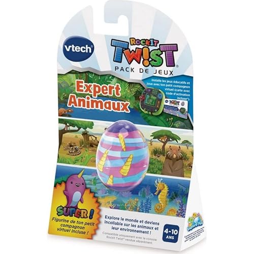 VTech 80-495605 Rockit Twist - JEU EXPERT ANIMAUX Lernspiele, Mehrfarbig von Vtech