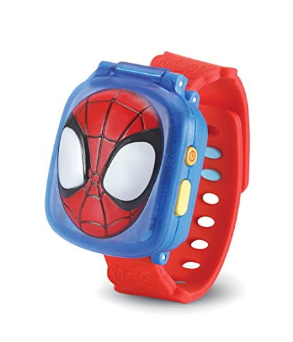 Vtech Spidey und Seine Super-Freunde - Lernuhr – Kinderuhr mit digitaler Anzeige, Timer, Stoppuhr, Wecker und lustigen Spielen – Für Kinder von 3-6 Jahren von Vtech