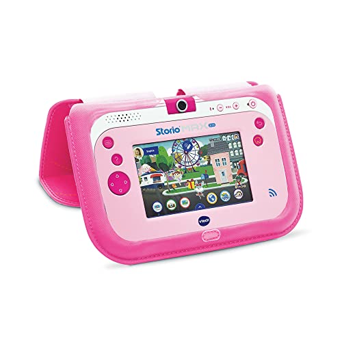 VTech Storio Max 218559 Standgehäuse, 12,7 cm, Pink, FR-Version, kompatibel mit Storio MAX 2.0 und Storio MAX von Vtech