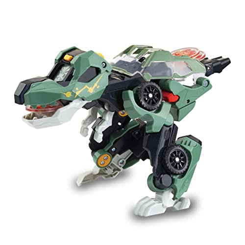 Vtech Switch and Go Dinos Launcher-T-Rex – Dino-Auto-Transformer – 2-in-1 Spielzeug mit Geräusch- und Lichteffekten – Mit Abschussvorrichtung – Für Kinder von 3-8 Jahren von Vtech