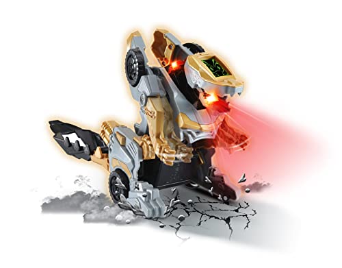 VTech Switch and Go OneClick-Mega-Drache – Drachen-Auto-Transformer – 2-in-1 Spielzeug mit Drachenstimme, Geräusch- und Lichteffekten – Für Kinder von 3-8 Jahren von Vtech