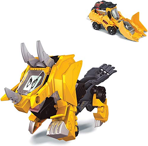 VTech - Switch & Go Dinos Brutus-Spielzeug, Triceratops Bagger, gelb (3480-195122) von Vtech