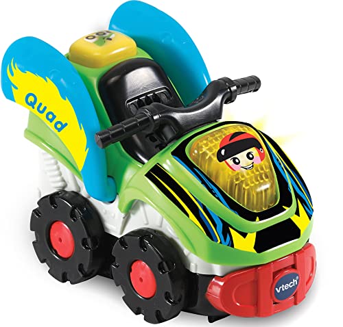 VTech Tut Tut Baby Flitzer - Quad – Spielzeugauto mit Musik, aufleuchtender Taste, spannenden Sätzen und Geräuschen – Für Kinder von 1-5 Jahren, Groß von Vtech