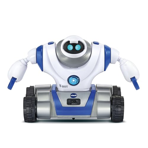 VTech V-Bot Explorer, 573705 Roboter, für Kinder, Grau, Standard von Vtech