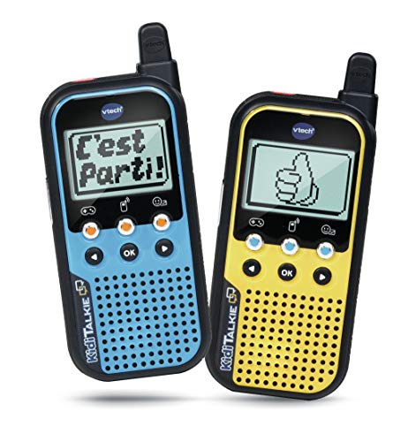 VTech - KidiTalkie, Walkie-Talkie, Kinder, elektronisches Lernspielzeug - FR Version von Vtech