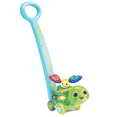 VTech Walking Turtle, Ziehspielzeug für Babys ab 12 Monaten, Version mit Gehhilfe, Spanisch (3480-547622) von Vtech