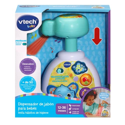 VTech 3480-552022 80-552022 Musikalischer Projektor für Babys, imitiert Hygienegewohnheiten, weiß, único von Vtech