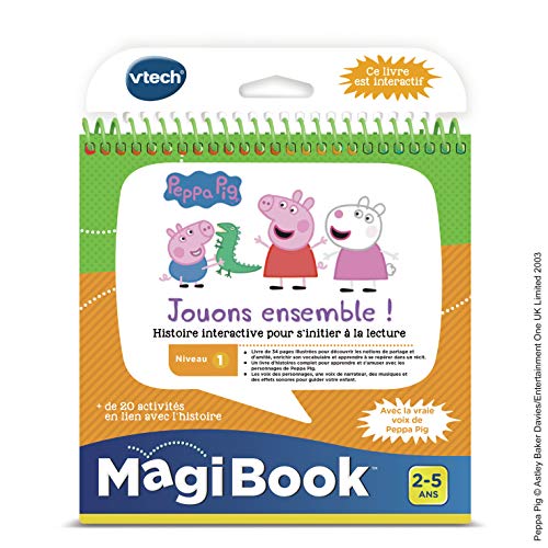 VTech 480405 Magibook – Peppa Pig, einzeln, Mehrfarbig, Medium von Vtech