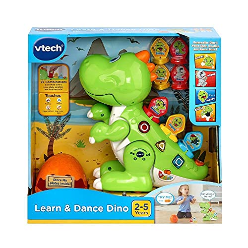 Vtech 518703 Lern- und Tanz-Dino, Mehrfarbig von Vtech