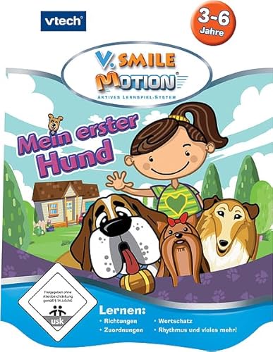 VTech 80-084264 - V.Smile Motion Lernspiel Mein erster Hund von Vtech