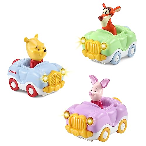 Vtech 80-406564 TUT TUT Baby Flitzer - Disney Set 1 (Winnie Puuhs Cabrio, Tiggers Cabrio, Ferkels Cabrio) von Vtech