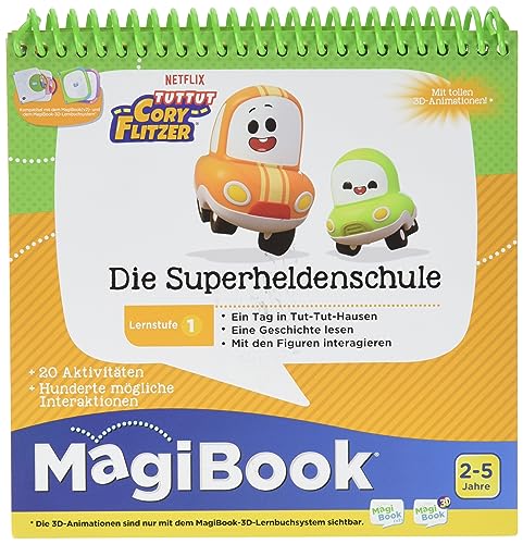 Vtech Lernstufe 1 - TUT TUT Cory Flitzer: Die Superheldenschule 80-462504 Lernbuchsystem, Mehrfarbig von Vtech