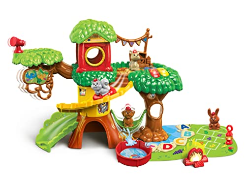 VTech Tip Tap Baby Tiere - Waldspielplatz – Interaktives Spielset mit leuchtenden Tasten, Rutschkissen, Liane, Hängematte, Tierfiguren und mehr – Für Kinder von 1-5 Jahren von Vtech