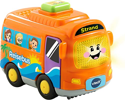 Vtech TUT TUT Baby Flitzer - Reisebus – Spielzeugauto mit Musik, aufleuchtender Taste, spannenden Sätzen und Geräuschen – Für Kinder von 1-5 Jahren von VTech Baby