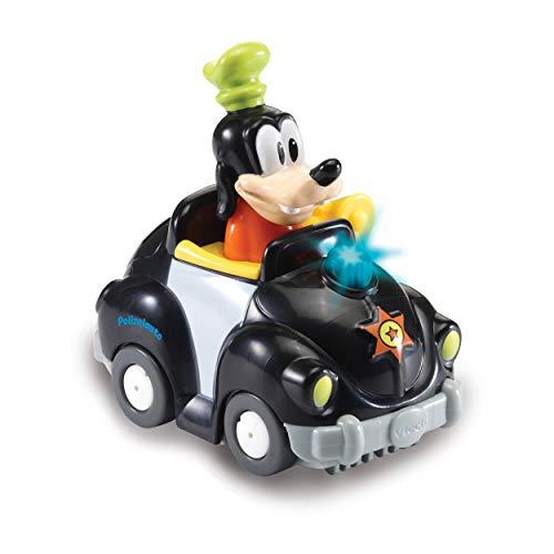 VTech 80-521604 TUT Baby Flitzer-Goofys Polizeiauto Polizei Babyspielzeug, Spielzeugauto, Auto, Goofy, Mehrfarbig von Vtech