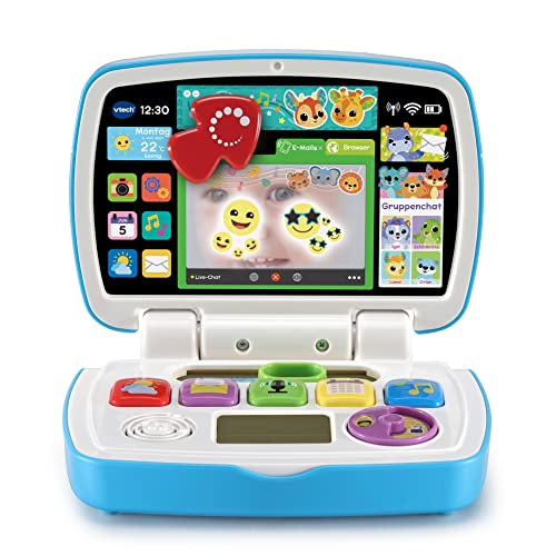 VTech Tierfreunde-Laptop – Baby-Lerncomputer mit Lerninhalten zu Wetter, Emotionen, Rollenspiel, Musik und mehr – Für Kinder von 1-3 Jahren von VTech Baby