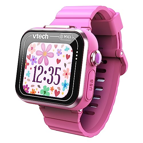 Vtech KidiZoom Smart Watch MAX in Pink – Kinderuhr mit Duokamera für Fotos und Videos, zahlreichen Spielen, abwechslungsreichen Funktionen u. v m. – Für Kinder von 5-12 Jahren von Vtech