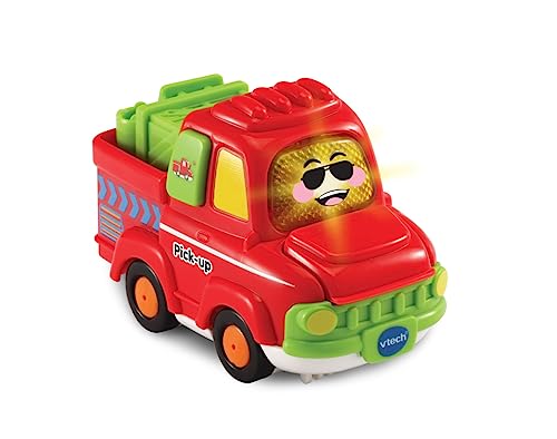 Vtech TUT TUT Baby Flitzer - Pick-up – Spielzeugauto mit Musik, aufleuchtender Taste, spannenden Sätzen und Geräuschen – Für Kinder von 1-5 Jahren von Vtech