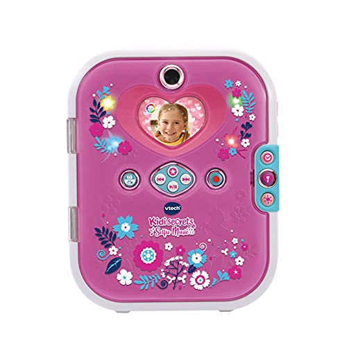 VTech Kidisecrets Selfie Music 2.0 – Kindertagebuch mit 2 Kameras, MP3-Player, Gesichtserkennung, Leuchteffekten und vielem mehr – Für Kinder von 6-12 Jahren von Vtech