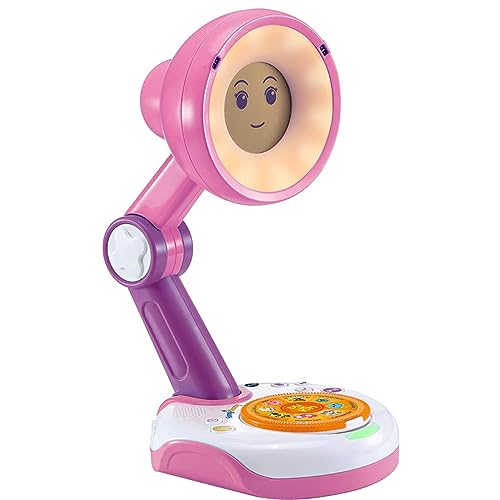 VTech Funny Sunny – Interaktive Lampen-Freundin pink – Führt durch den Tag, erzählt Geschichten, spielt Spiele, animiert zur Bewegung – Mit Uhr- und Wecker-Funktion – Für Kinder von 3-8 Jahren von Vtech