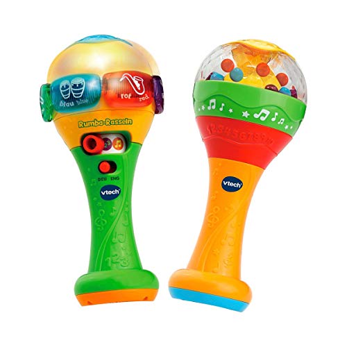 Vtech 80-607544 Rumba-Rasseln bilingual, Babyspielzeug, Mehrfarbig von Vtech