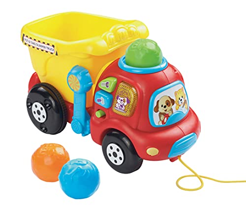 VTech Put and Take Dumper Truck, Baby Interactive Toys for Toddlers, Compatible with Toot-Toot Cars, Dumping Truck for Kids Boys & Girls 6 Months - 3 Years Old von Vtech