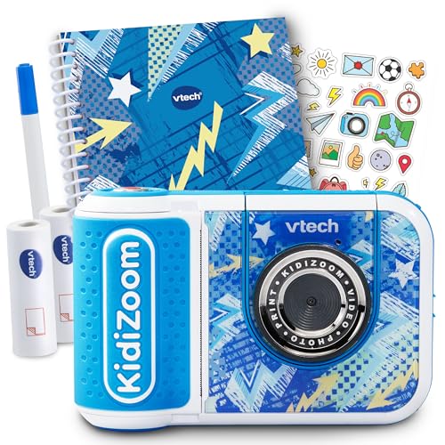 Vtech KidiZoom Print Cam Scrapbook Bundle blau - Kreative Kamera, die Bilder direkt ausdrucken kann - Inkl. Scrapbook, Stickern, Stift und Druckerpapier Vtech KidiZoom Print Cam Scrapbook Bundle blau - Kreative Kamera, die Bilder direkt ausdrucken kann - Inkl. Scrapbook, Stickern, Stift und Druckerpapier von Vtech