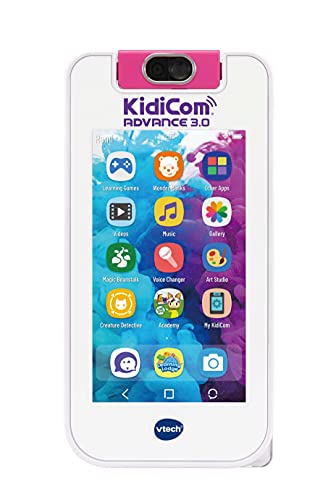 VTech Kidicom Advance 3.0 (Pink), Learning Toy & Safe Communication Device for Children Featuring e-Books, Camera, Children-Friendly Apps, Games and More, Suitable for Boys & Girls 4, 5, 6, 7 + von Vtech