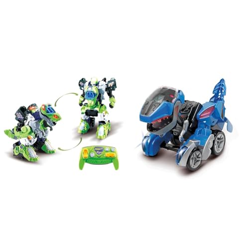 Vtech Switch and Go Dinos RC Roboter-T-Rex & Switch and Go Dinos RC T-Rex – Dino-Auto-Transformer mit Fernbedienung von Vtech