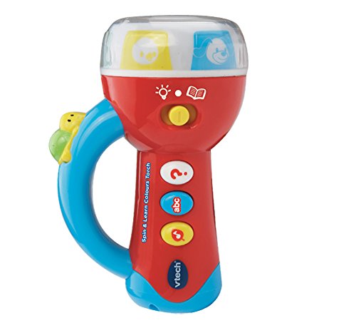 Vtech VTC-TOY26 Spin & Learn Colours Torch, transparent, 200 g von Vtech