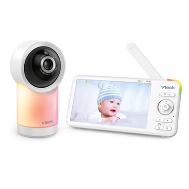 vtech® Video-Babyphone RM 5766 Connect mit 5 HD LCD Bildschirm WiFi und Pan-Tilt-Zoom Kamera von Vtech