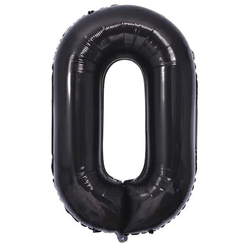 Vthoviwa 40 Zoll Luftballon Geburstag 0 Schwarz, Helium Luftballon 0. Geburtstag Foil Ballon, 0123456789,10-19,20-25,30,40,50,60,70,80,90, Folienballon 0 Party Decoration Ballon 0 Vthoviwa 40 Zoll Luftballon Geburstag 0 Schwarz, Helium Luftballon 0. Geburtstag Foil Ballon, 0123456789,10-19,20-25,30,40,50,60,70,80,90, Folienballon 0 Party Decoration Ballon 0 von Vthoviwa