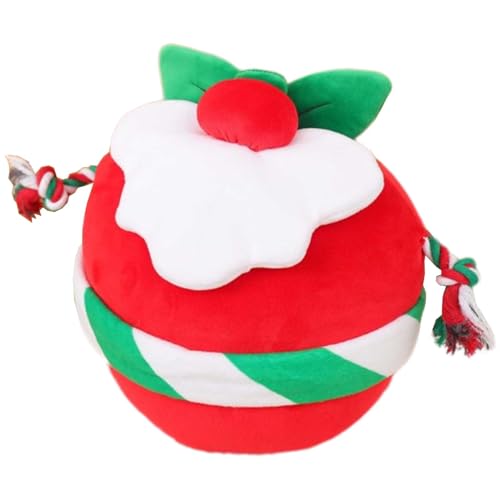 Vuggdt Weihnachtliche Stofftiere – Weihnachtsbaum-Plüschtier, lustige Partygeschenke, niedliches rustikales gesichtsloses Plüschtier, Weihnachtsmann, Obst-, Zuckerstange, Rentier, Heimdekoration für von Vuggdt