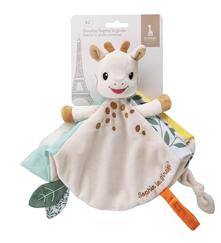 Vulli Schmusetuch Sophie die Giraffe – flaches Kuscheltier für Babys ab 0 Monaten – mit Schnullerkette – sensorisches Spielzeug leicht und einfach zu greifen – Geschenkidee zur Geburt Unisex Vulli Schmusetuch Sophie die Giraffe – flaches Kuscheltier für Babys ab 0 Monaten – mit Schnullerkette – sensorisches Spielzeug leicht und einfach zu greifen – Geschenkidee zur Geburt Unisex von Vulli