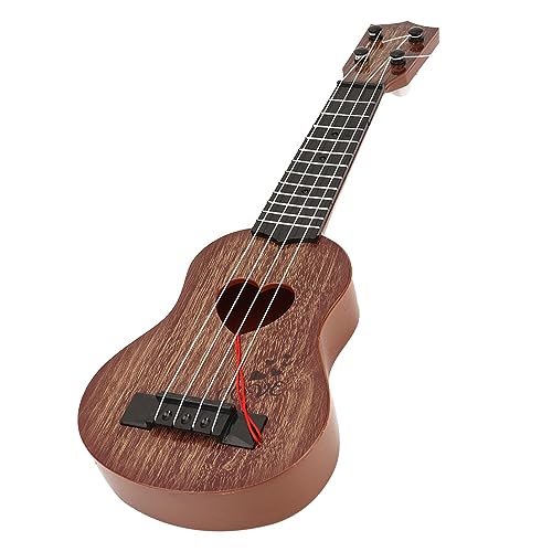 Kindergitarre, Miniatur-Ukulele-Spielzeug, Kleines Ukulele-Instrument, Spielbares Ukulele-Spielzeug, Kinder-Saiteninstrumente für Kleinkinder mit 4 Saiten für Bildung von Vvikizy