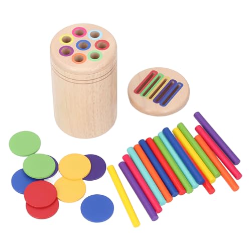 Vvikizy 2-in-1-Lernspielzeug Zum Sortieren von Farben für, Sortierfassspielzeug für die Frühe Bildung mit Pädagogischem Farbklassifizierungsspielzeug, Sicheres und Unterhaltsames von Vvikizy