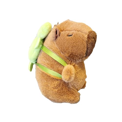 Vvikizy Capybara Plüsch-Schlüsselanhänger, Capybara-Plüschtier, Puppe, Schlüsselanhänger, Bezaubernd, Weich, PP-Baumwolle, Kleiner Stofftier-Anhänger für Rucksack, Tasche, Geldbörse, von Vvikizy