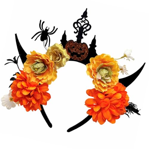 Stylisches Halloween-Blumen-Haarband mit dunkler Serie für Rollenspiele, Events, Themenpartys, Versammlungen, Verkleidungen, Requisiten, Halloween-Haarschmuck Stylisches Halloween-Blumen-Haarband mit dunkler Serie für Rollenspiele, Events, Themenpartys, Versammlungen, Verkleidungen, Requisiten, Halloween-Haarschmuck von Vynetra