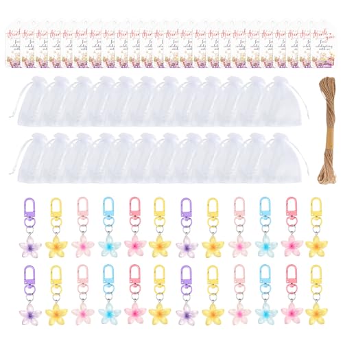 Vynetra 3.Floral Keychain Set With Cards & Drawstring Bag Handbag Charm Car Keyring Pendant For Party Supplies Flowers Keyring Gift Set Colorful Floral Keychain Bag Charm Pendant For Woman Vynetra 3.Floral Keychain Set With Cards & Drawstring Bag Handbag Charm Car Keyring Pendant For Party Supplies Flowers Keyring Gift Set Colorful Floral Keychain Bag Charm Pendant For Woman von Vynetra