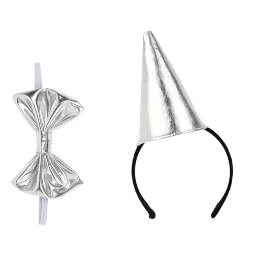 Vynetra Blechmann-Hut, Haarband, Fliege, Rollenspiel, Kostüm-Zubehör für Halloween, Motto-Partys, Erwachsene, Unisex, verstellbares Haarband, Blechmann, Schleife und Hut-Set Vynetra Blechmann-Hut, Haarband, Fliege, Rollenspiel, Kostüm-Zubehör für Halloween, Motto-Partys, Erwachsene, Unisex, verstellbares Haarband, Blechmann, Schleife und Hut-Set von Vynetra