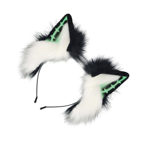 Vynetra Haarreif mit pelzigen Plüschohren, Anime-Event, Tierohr, Rollenspiel, Haarband, Punk-Haarschmuck für Damen, Teenager, Party, Punk, Haar-Accessoire Vynetra Haarreif mit pelzigen Plüschohren, Anime-Event, Tierohr, Rollenspiel, Haarband, Punk-Haarschmuck für Damen, Teenager, Party, Punk, Haar-Accessoire von Vynetra