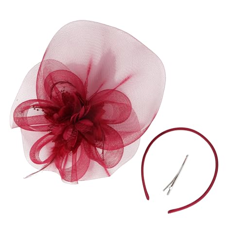 Vynetra Haarreifen im Stil der 20er-Jahre, Flapper-Stil, Stirnbänder mit gefiedertem Netz, Blumen-Haarband für Kostüm, Event, Abend, Galas, Netz-Kopfschmuck für Damen Vynetra Haarreifen im Stil der 20er-Jahre, Flapper-Stil, Stirnbänder mit gefiedertem Netz, Blumen-Haarband für Kostüm, Event, Abend, Galas, Netz-Kopfschmuck für Damen von Vynetra
