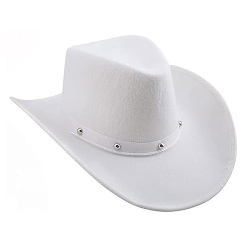 Vynetra Klassischer Cowgirl-Party-Hut mit Nietenmotiven, weich, bequem, Outdoor, Event, Kostüm, Partys, Festival, Cowboyhüte Vynetra Klassischer Cowgirl-Party-Hut mit Nietenmotiven, weich, bequem, Outdoor, Event, Kostüm, Partys, Festival, Cowboyhüte von Vynetra