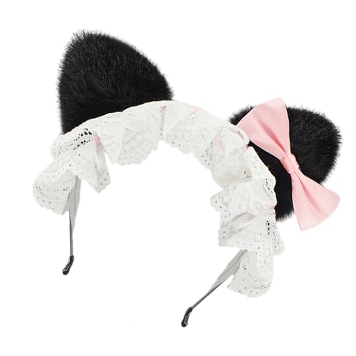 Vynetra Komfortable, schöne Schleife, Kostüm-Zubehör, Stirnbänder für Halloween, Weihnachten, Partys, Plüsch-Kopfbedeckung, Party-Haarschmuck Vynetra Komfortable, schöne Schleife, Kostüm-Zubehör, Stirnbänder für Halloween, Weihnachten, Partys, Plüsch-Kopfbedeckung, Party-Haarschmuck von Vynetra