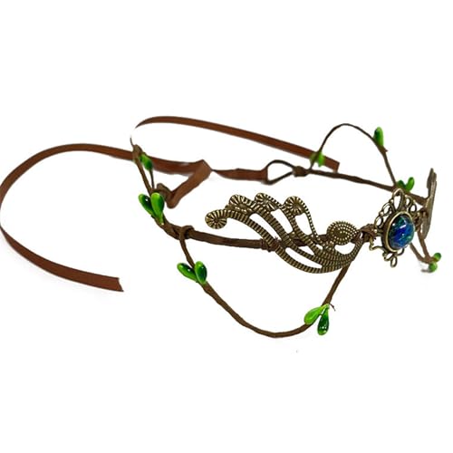 Vynetra Mittelalterlich inspirierte Feengeweih-Krone, Strass, Blumen-Kreis, für Rollenspiele, Cosplay, Event, Festival, Zubehör, handgefertigt, Legierung, Feen-Kopfschmuck Vynetra Mittelalterlich inspirierte Feengeweih-Krone, Strass, Blumen-Kreis, für Rollenspiele, Cosplay, Event, Festival, Zubehör, handgefertigt, Legierung, Feen-Kopfschmuck von Vynetra