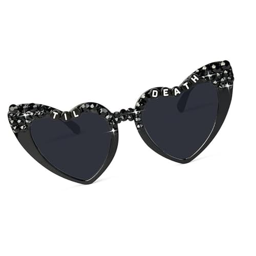 Vynetra Partybrille in Herzform, lustiges Geburtstagsgeschenk, optionale Farbe für Frauen, Party-Dekoration, Fotokabine, unverzichtbares Geburtstagskostüm, Sonnenbrille für Damen Vynetra Partybrille in Herzform, lustiges Geburtstagsgeschenk, optionale Farbe für Frauen, Party-Dekoration, Fotokabine, unverzichtbares Geburtstagskostüm, Sonnenbrille für Damen von Vynetra