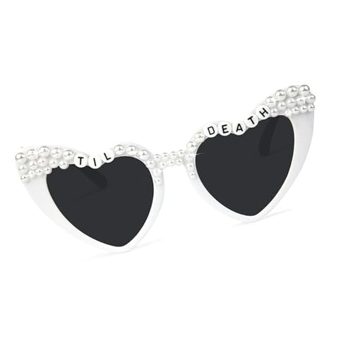 Vynetra Partybrille in Herzform, lustiges Geburtstagsgeschenk, optionale Farbe für Frauen, Party-Dekoration, Fotokabine, unverzichtbares Geburtstagskostüm, Sonnenbrille für Damen Vynetra Partybrille in Herzform, lustiges Geburtstagsgeschenk, optionale Farbe für Frauen, Party-Dekoration, Fotokabine, unverzichtbares Geburtstagskostüm, Sonnenbrille für Damen von Vynetra