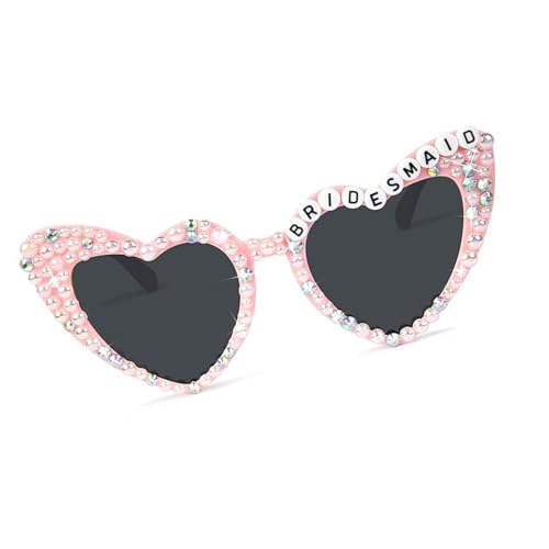 Vynetra Partybrille in Herzform, lustiges Geburtstagsgeschenk, optionale Farbe für Frauen, Party-Dekoration, Fotokabine, unverzichtbares Geburtstagskostüm, Sonnenbrille für Damen Vynetra Partybrille in Herzform, lustiges Geburtstagsgeschenk, optionale Farbe für Frauen, Party-Dekoration, Fotokabine, unverzichtbares Geburtstagskostüm, Sonnenbrille für Damen von Vynetra