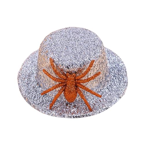 Vynetra Schimmernde Spinnen, Miniatur-Hut-Set für Cosplay-Kostüme, Western-Cosplay, Cowgirl-Zubehör, Haarstyling, Unisex, Haarnadel für Festivals Vynetra Schimmernde Spinnen, Miniatur-Hut-Set für Cosplay-Kostüme, Western-Cosplay, Cowgirl-Zubehör, Haarstyling, Unisex, Haarnadel für Festivals von Vynetra